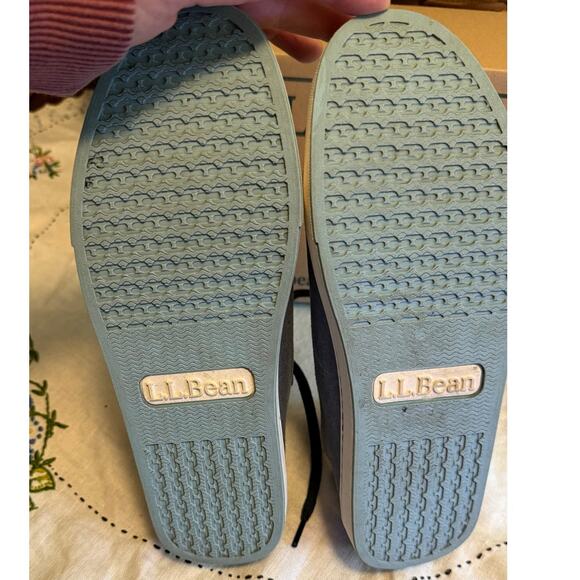 L.L. Bean Women's Campside Oxford Shoe Sneaker Canvas Lace Up Slate Size 8 - Picture 8 of 11
